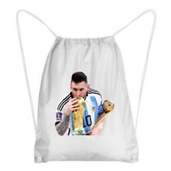 Рюкзак-мішок Мессі цілує кубок