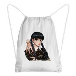 Рюкзак-мешок Венсдей и Вещь - PrintSalon