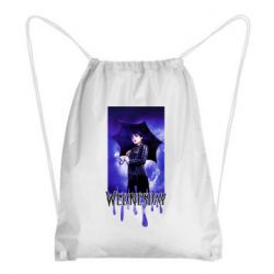 Рюкзак-мешок Wednesday Text Logo - PrintSalon
