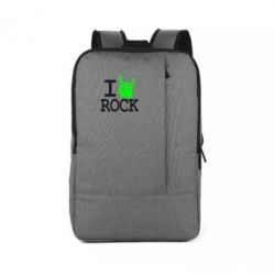 Рюкзак для ноутбука I love rock - PrintSalon