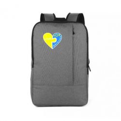 Рюкзак для ноутбука I love Ukraine пазлы - PrintSalon