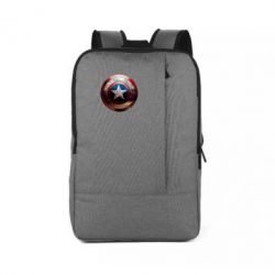 Рюкзак для ноутбука Потрісканий щит Капітана Америка - PrintSalon
