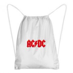 Рюкзак-мешок AC/DC Red Logo - PrintSalon