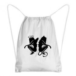 Рюкзак-мешок Ангел и Демон - PrintSalon
