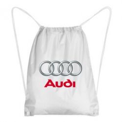Рюкзак-мешок Audi 3D Logo - PrintSalon