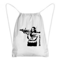 Рюкзак-мешок Bancsy Mona Lisa - PrintSalon
