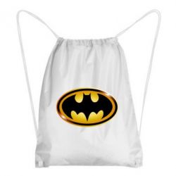 Рюкзак-мішок Batman logo Gold - PrintSalon