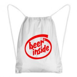 Рюкзак-мешок Beer Inside - PrintSalon