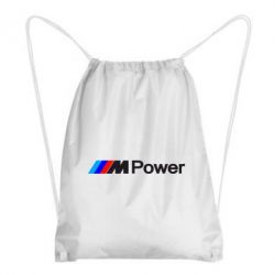 Рюкзак-мешок BMW M Power logo - PrintSalon