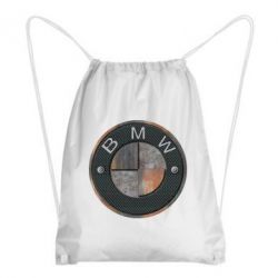 Рюкзак-мешок BMW Steel Logo - PrintSalon