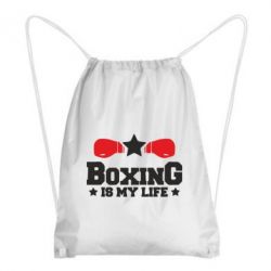 Рюкзак-мешок Boxing is my life - PrintSalon