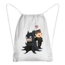 Рюкзак-мешок Catwoman and Angry Batman - PrintSalon