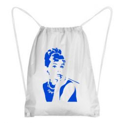 Рюкзак-мішок Дівчина фарбує губи - PrintSalon