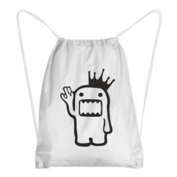 Рюкзак-мешок Домо Кун с короной - PrintSalon