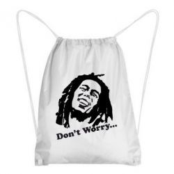 Рюкзак-мешок Don't Worry (Bob Marley) - PrintSalon