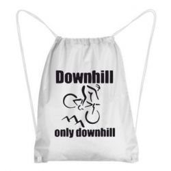 Рюкзак-мешок Downhill,only downhill - PrintSalon