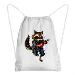 Рюкзак-мішок Єнот Ракета - PrintSalon