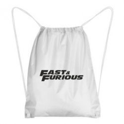 Рюкзак-мешок Fast & Furious - PrintSalon