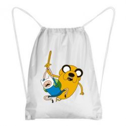 Рюкзак-мешок Фин и Джейк "Атака" - PrintSalon