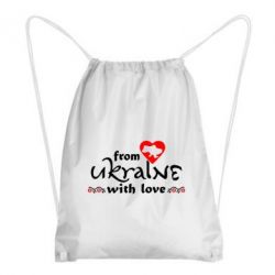 Рюкзак-мішок From Ukraine (вишиванка) - PrintSalon