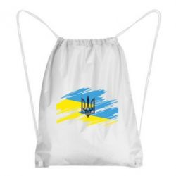 Рюкзак-мішок Герб на прапорі надає рваній - PrintSalon