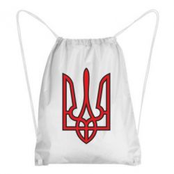 Рюкзак-мішок Герб України (двокольоровий) - PrintSalon