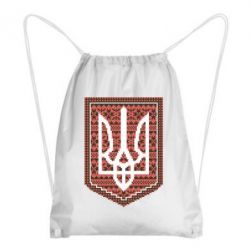 Рюкзак-мішок Герб вишиванка - PrintSalon