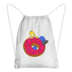 Рюкзак-мешок Гомер и Пончик - PrintSalon