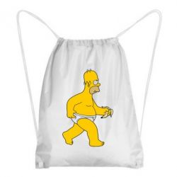 Рюкзак-мешок Гомер Симпсон в трусиках - PrintSalon