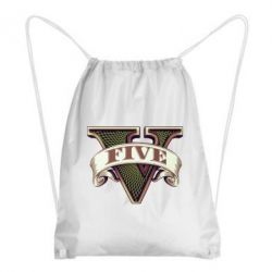 Рюкзак-мешок GTA 5 3D Logo - PrintSalon