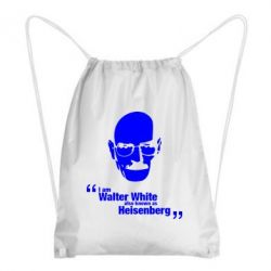 Рюкзак-мешок i am walter white also known as heisenberg - PrintSalon