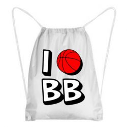 Рюкзак-мешок I love basketball