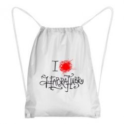 Рюкзак-мешок I love Habrahabr - PrintSalon