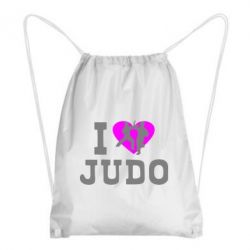 Рюкзак-мешок I love Judo - PrintSalon