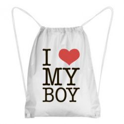 Рюкзак-мешок I love my - PrintSalon