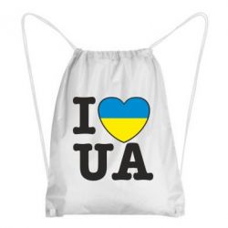 Рюкзак-мешок I love UA - PrintSalon