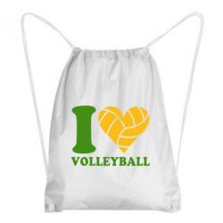 Рюкзак-мешок I love volleyball