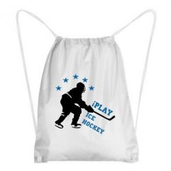 Рюкзак-мешок I play hockey