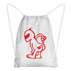 Рюкзак-мешок Kiss my racer`s ass - PrintSalon