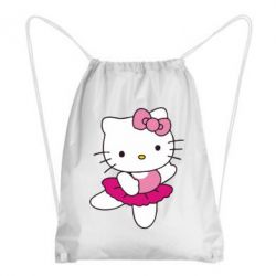 Рюкзак-мешок Kitty балярина - PrintSalon