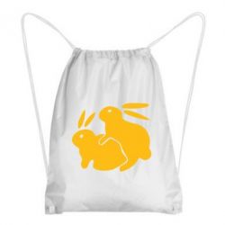 Рюкзак-мешок Кролики - PrintSalon