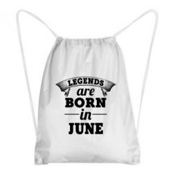 Рюкзак-мешок Legends are born in June