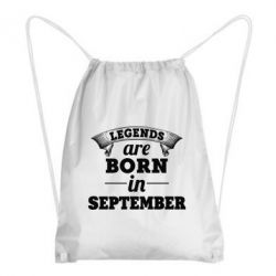 Рюкзак-мешок Legends are born in September