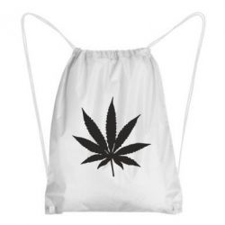 Рюкзак-мешок Листик марихуаны - PrintSalon