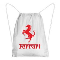Рюкзак-мешок логотип Ferrari - PrintSalon