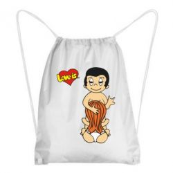 Рюкзак-мешок Love is... Sex :) - PrintSalon