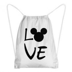 Рюкзак-мешок Love Mickey Mouse (male) - PrintSalon