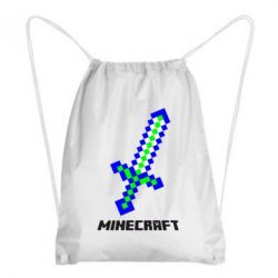 Рюкзак-мешок Меч Minecraft - PrintSalon