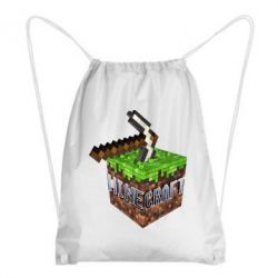 Рюкзак-мішок Minecraft Logo Сube - PrintSalon