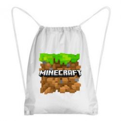 Рюкзак-мішок Minecraft Main Logo - PrintSalon